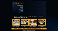 Desktop Screenshot of elsalvadorrestaurant.com